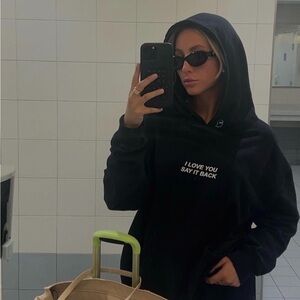 Lonely Ghost “I love you say it back” hoodie